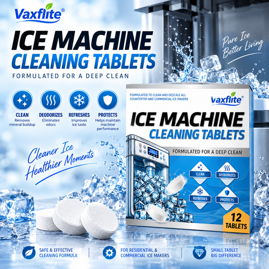 🧊 Ice Machine Cleaner ✨ Fresh, Clean Ice– 12 Tablets
