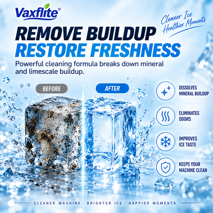 🧊 Ice Machine Cleaner ✨ Fresh, Clean Ice– 12 Tablets