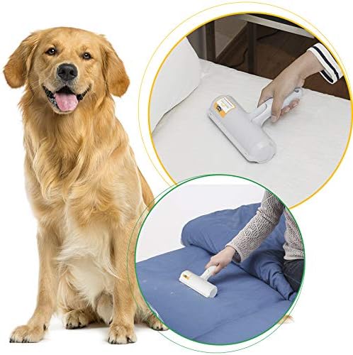 🐶🐱QIAWI Pet Hair Remover Roller 🐾 Self-Cleaning Fur Cleaner for Sofa & Clothes ✨