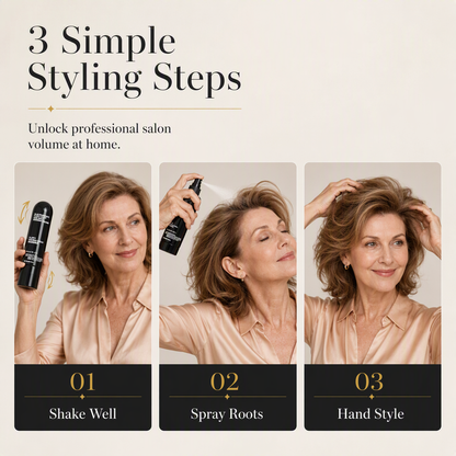 ✨ Volumizing Root Lift Spray 💨 INSTANT VOLUME · FLEXIBLE HOLD · ALL-DAY STYLE