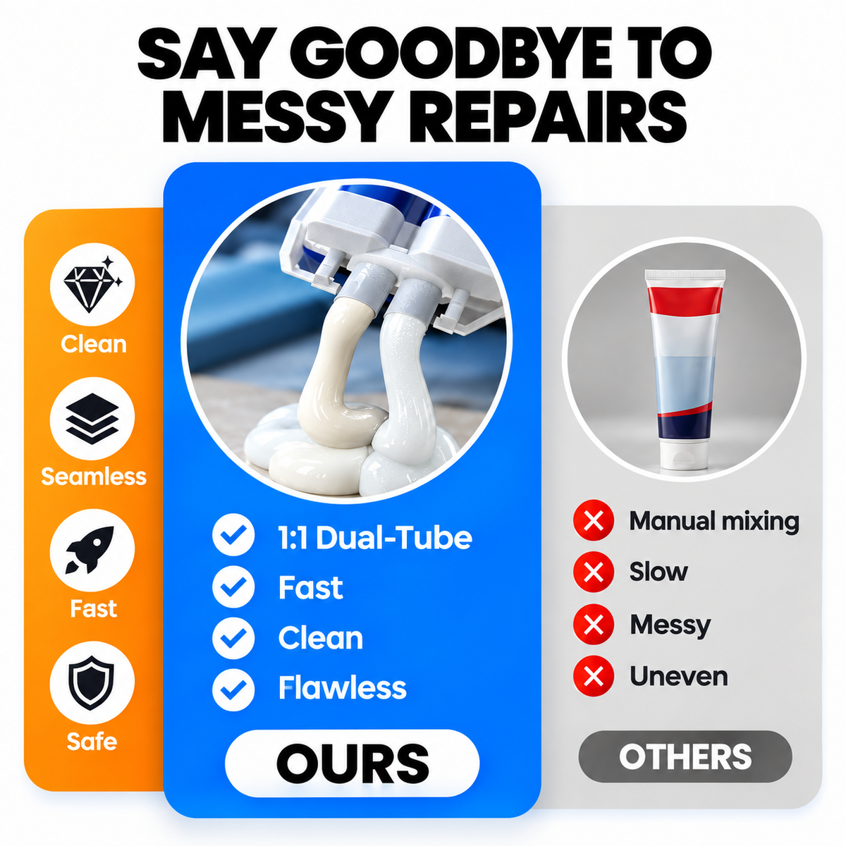 🛠️ CERAMIC REPAIR ADHESIVE ✨ Easy Repair for Chips, Cracks & Damaged Surfaces
