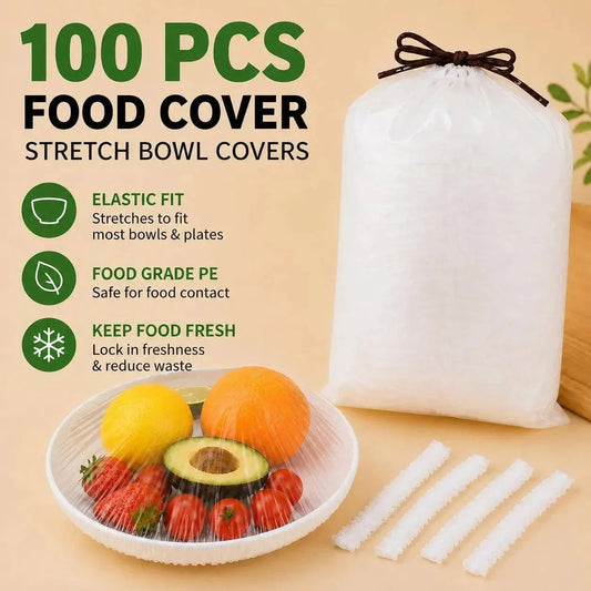 🥣 100 COVERS. ONE EASY STRETCH 🥗 COVER FAST. KEEP FRESH.